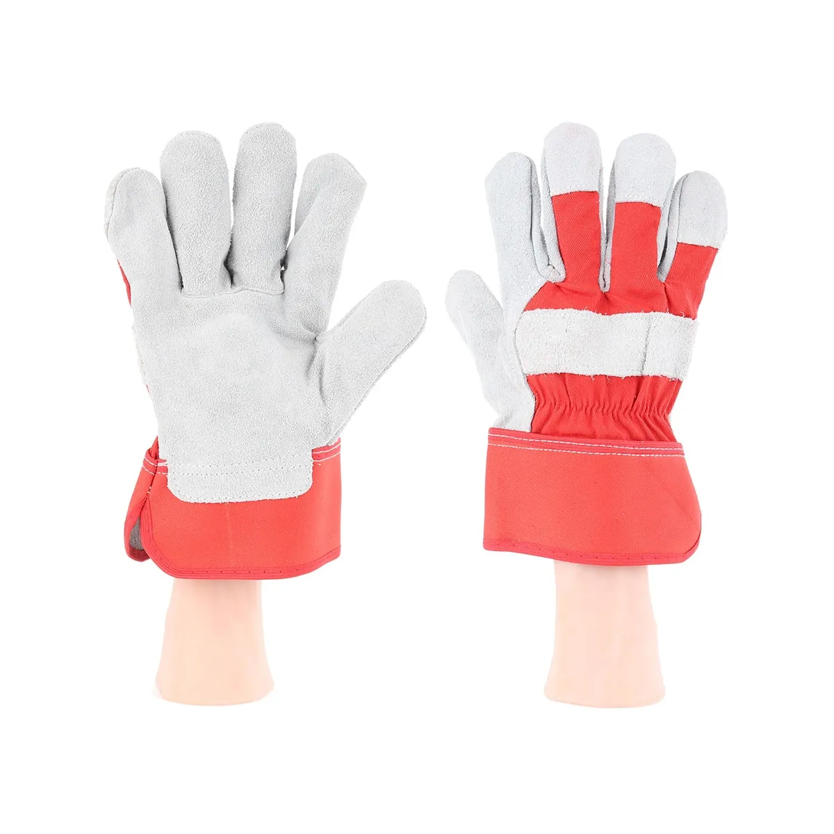 Safetix Nix - Standard Rigger Gloves SAF019 — Red/Grey